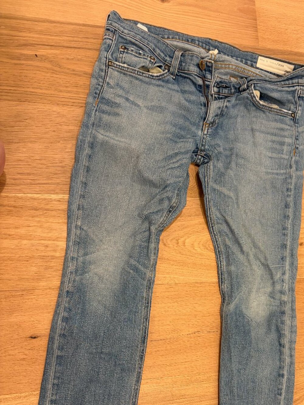 rag & bone/JEAN West Village Light Wash Jeans